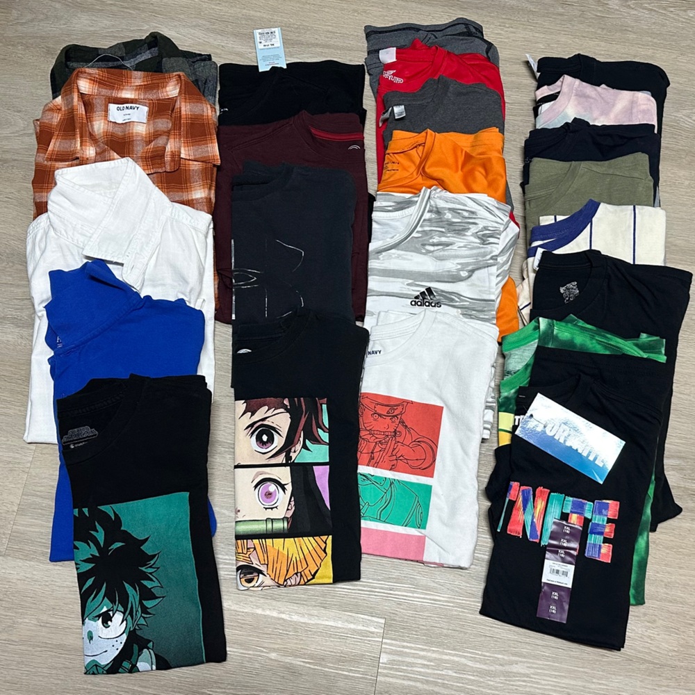 Boys Clothing Lot – 35 Items (Size 12–16)